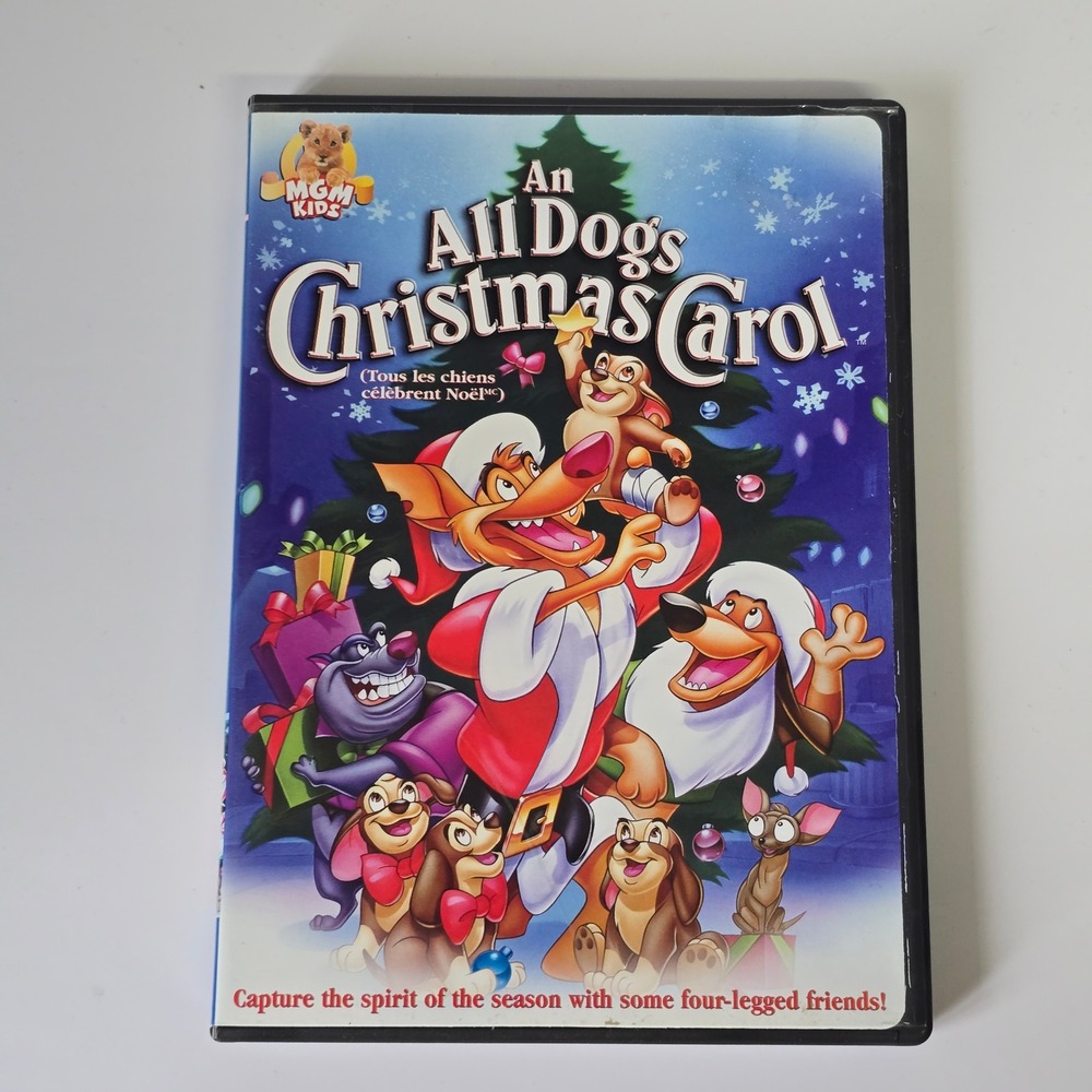 An All Dogs Christmas Carol DVD 1998 Animated Holiday Movie
